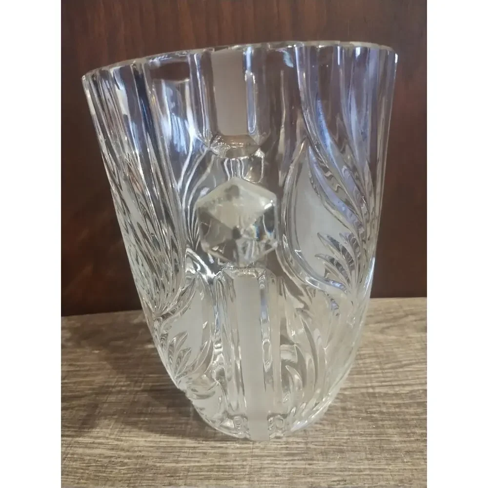 Violetta Wedding Head table 24% Lead Crystal Ice Bucket Holder wine champagne